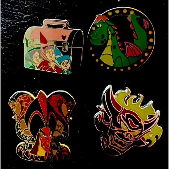 Disney Other - (4)Disney Hidden Mickey collection trading pins